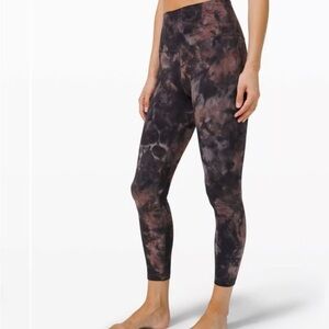 Lululemon Align Leggings in Diamond Dye Graphite Grey Pink Pastel